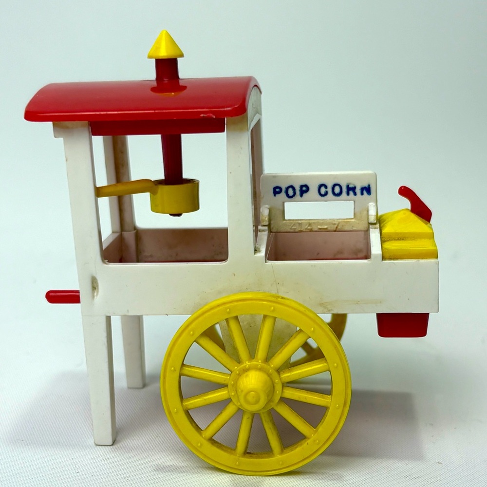 Vintage Popcorn Peanut Cart Toy Rare Made in Canada by Reliable
